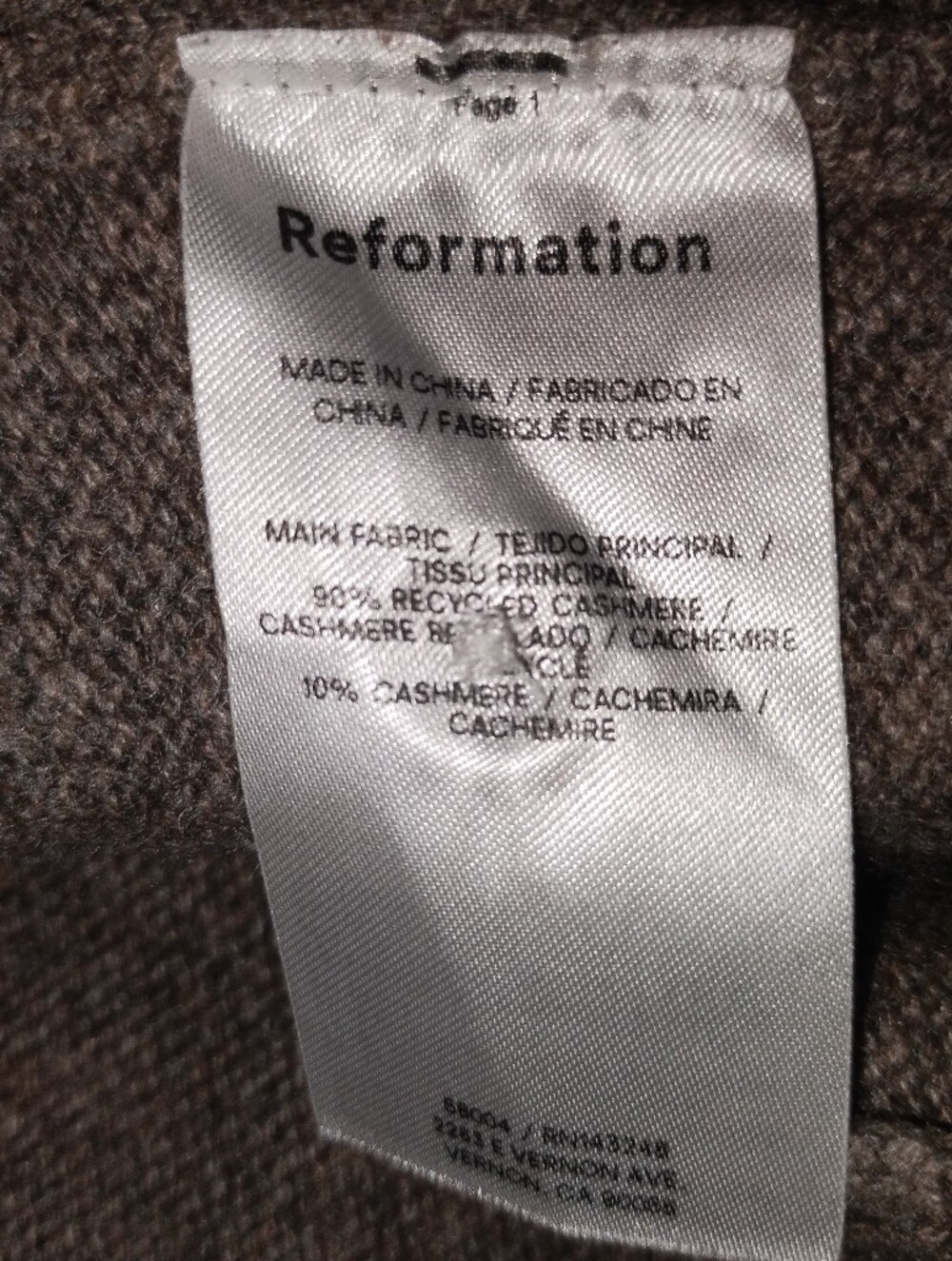 Reformation Clara Cardigan Sweater Size Small (S) - Picture 5 of 5